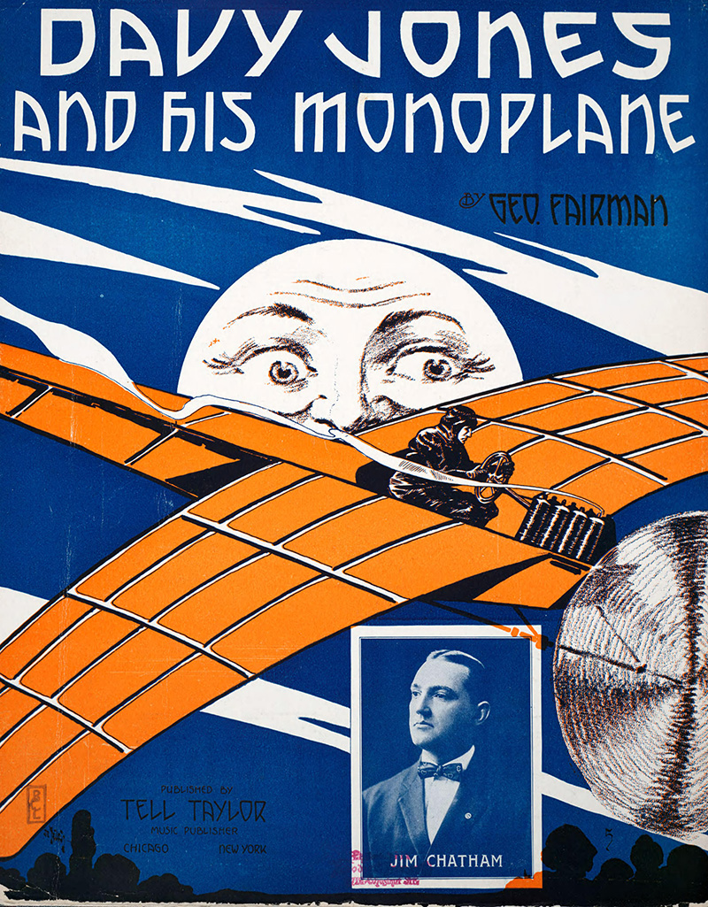Illustration for article titled 30 Hundred-Year-Old Sheet Music Covers Celebrating the Joy and Thrill of Flight